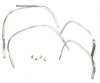 1967 Chevy Chevelle Malibu Wheel Well Opening Trim Moldings Set 